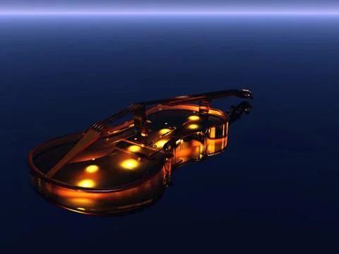 Violin Illustrazione stock