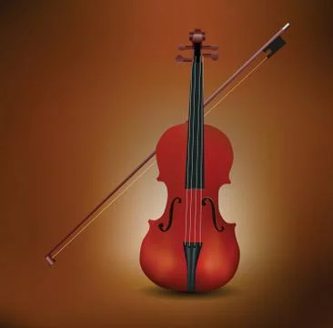 Violin Stock Illustration