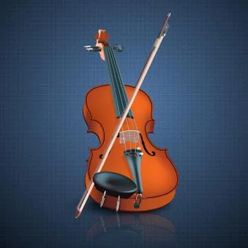 Violin Stock Illustration