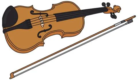 Violin Stock Illustration