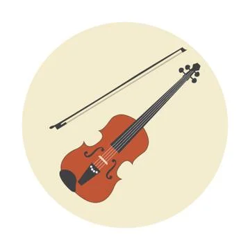 Violin Stock Illustration
