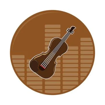 Violin Illustrazione stock