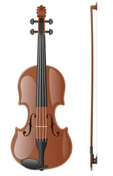 Violin illustration Illustrazione stock