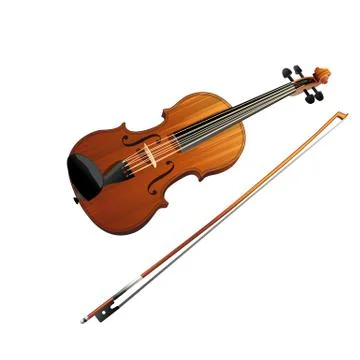 Violin Illustration Illustrazione stock