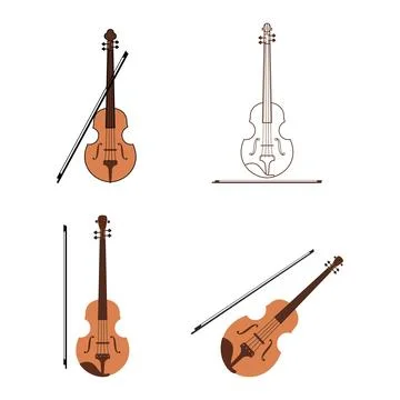 Violin illustration vector Stock-Illustration