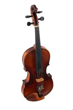 A violin image on the white background Foto stock
