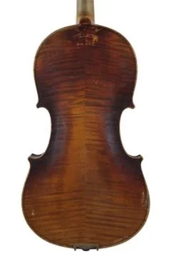 A violin image on the white background Stock Photos