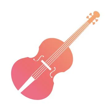 Violin instrument icon Stockillustratie
