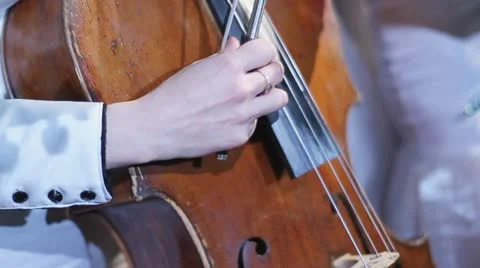 Violin instruments, symphony orchestra stock footage Vídeos de archivo 10919270