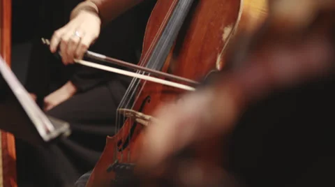 Violin instruments, symphony orchestra stock footage Video stock 37556247