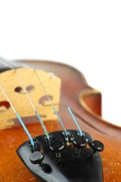 Violin macro Stock Photos