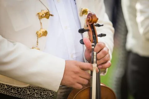 Violin performance Stock Photos