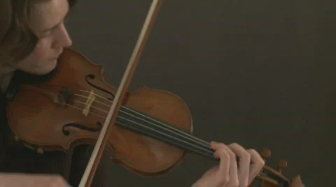 Violin Player Stock Footage 750389