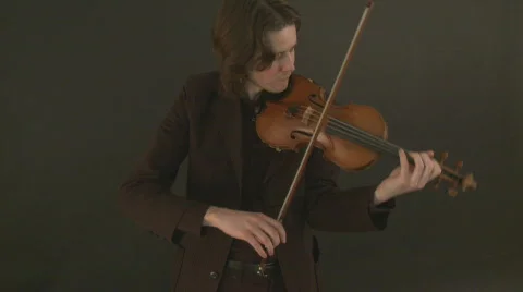 Violin Player Stock Footage 750571
