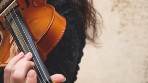 Violin player Stock Footage 103699237