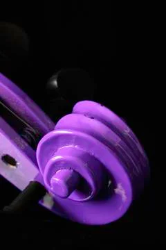 Violin scroll Stock Photos