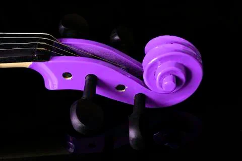 Violin scroll 写真素材