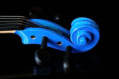 Violin scroll Stock-Fotos