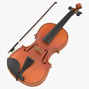 Violin Set 3D Model