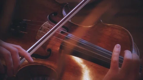 Violin - Slow Motion Stock Footage