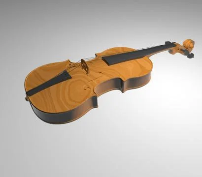 Violin sonata Stock Illustration