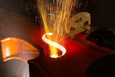 Violin with sparkle eruption Stock Photos