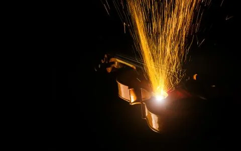 Violin with sparkle eruption Foto stock