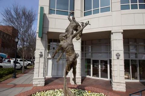Violin Statue Stock Photos
