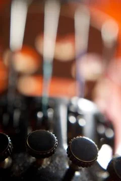 Violin strings old violin springs close-up Copyright: xZoonar.com/A.Tugolu... Stock Photos