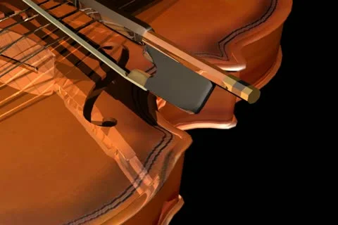 Violin Transition Stock Footage 10870633