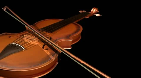 Violin Transition HD Stock Footage 10870523