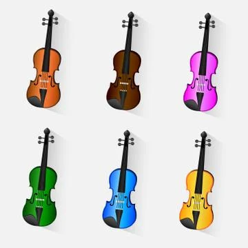 Violin vector Stock Illustration