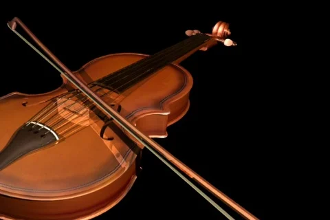 Violin Wipe Stock Footage 335558