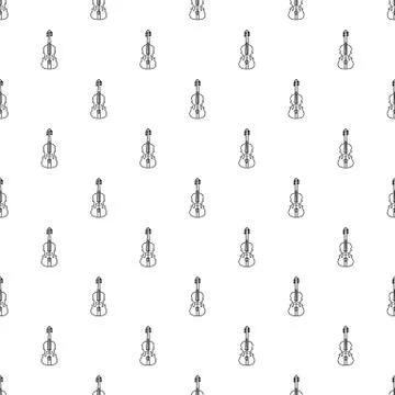 Violine pattern vector seamless イラスト素材