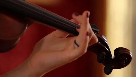 Violinist that play Stock Footage 76873669