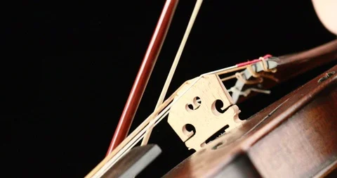 Violinist playing - closeup of her hands Stock Footage 86774626