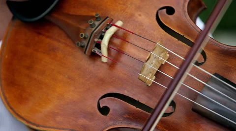Violinist playing the violin Stock Footage 47563452