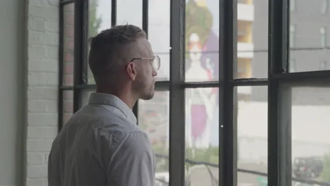 Violinist Taking a Break to Think About His Music Video stock 208773531