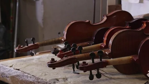 Violins Stock Footage 83445938