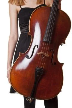 Violoncello playing Stock Photos
