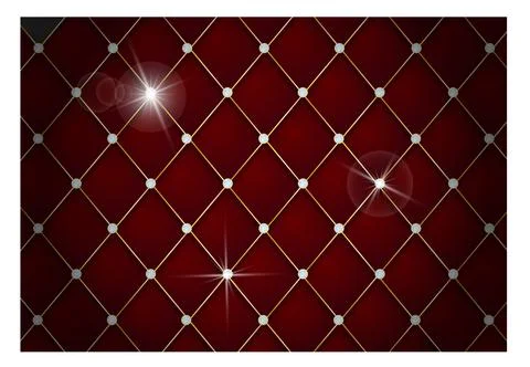 VIP abstract quilted background with diamonds Stock Illustration