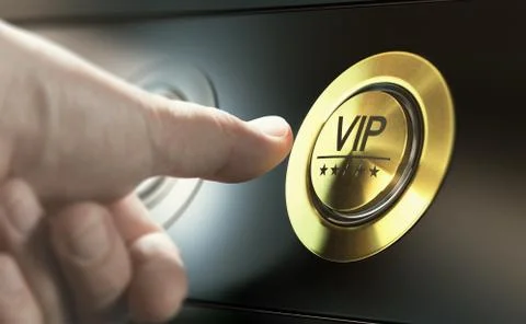 VIP Access. Asking for Premium Services Stock Photos