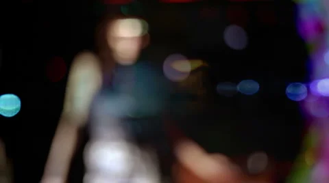 Vip blurred dancer00 Stock Footage
