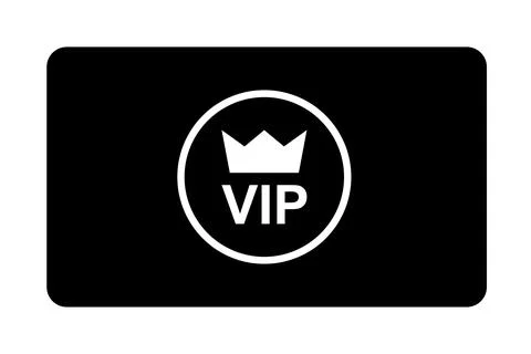 VIP CARD icon vector for graphic design, logo, website, social media, mobil.. Illustrazione stock