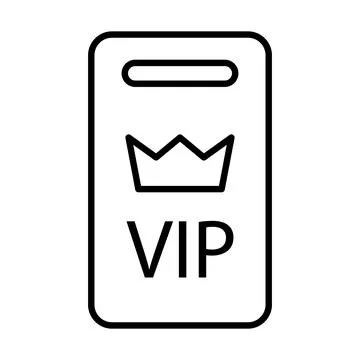 VIP card icon vector for graphic design, logo, website, social media, mobil.. Stock-Illustration