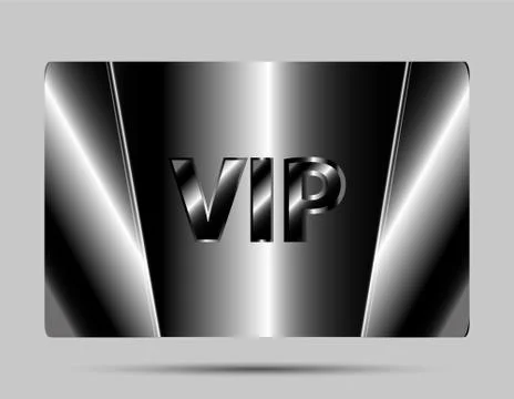 Vip cards with the black background Stock-Illustration