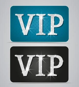 Vip cards Stock Illustration