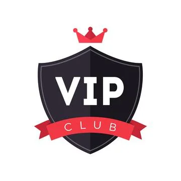 Vip club vector logo Stock Illustration