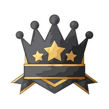 VIP crown illustration Stock Illustration