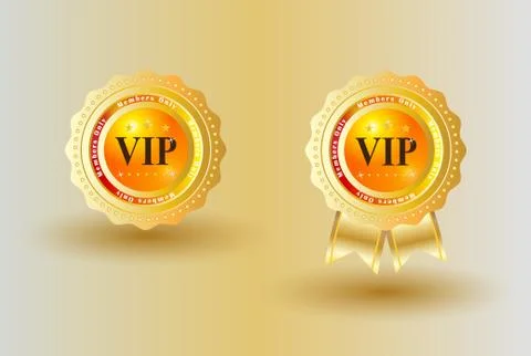 Vip gold background Stock Illustration